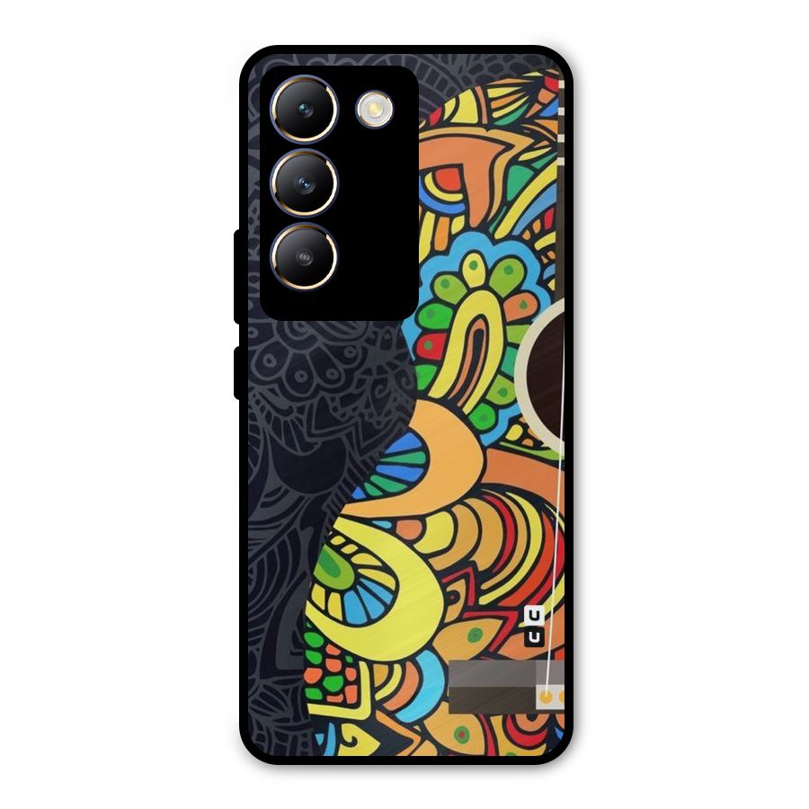 Colored Blocks Metal Back Case for Vivo T3 5G