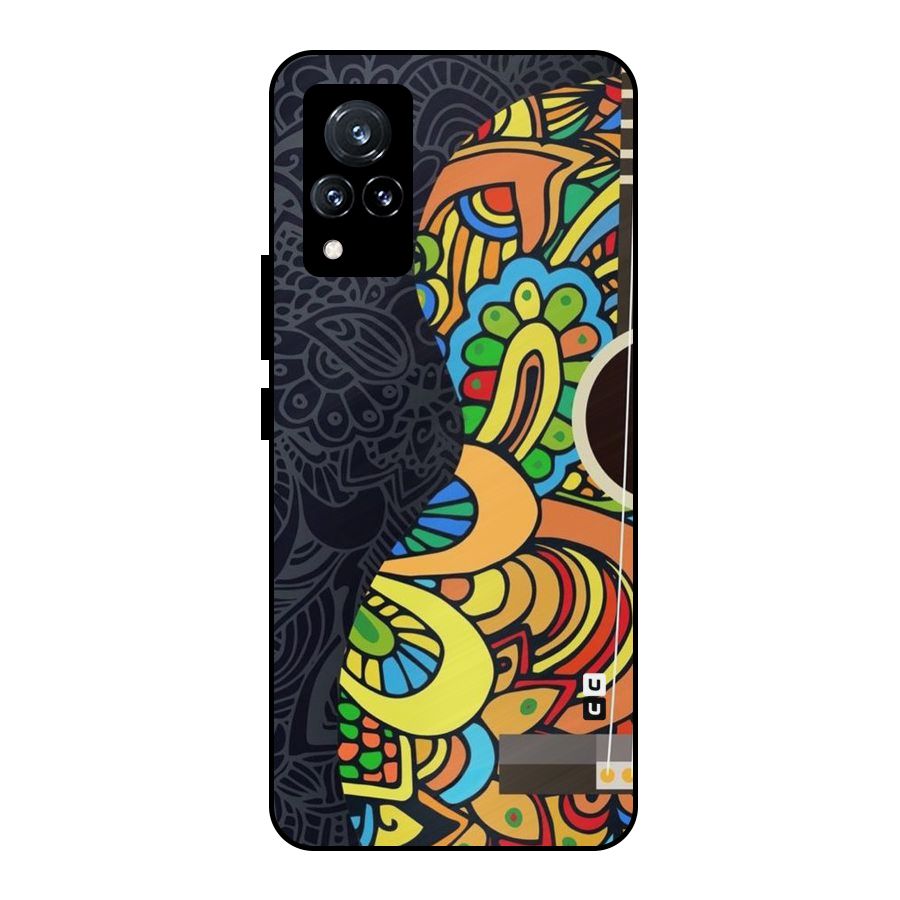 Colored Blocks Metal Back Case for Vivo V21 5G