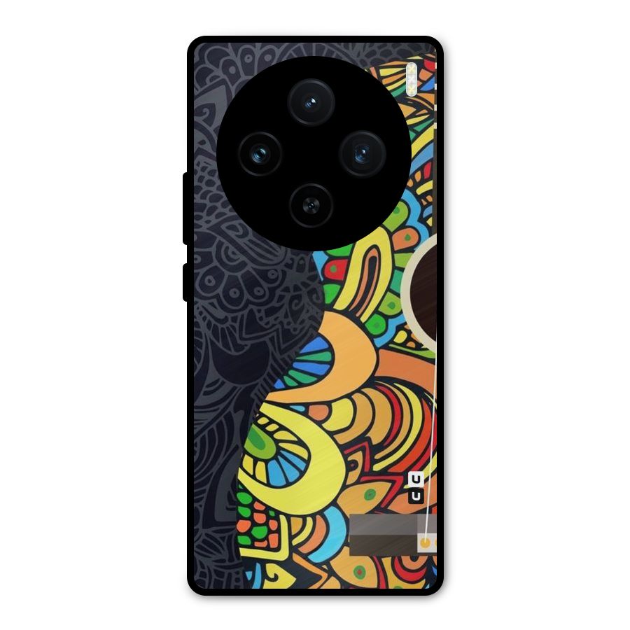 Colored Blocks Metal Back Case for Vivo X100