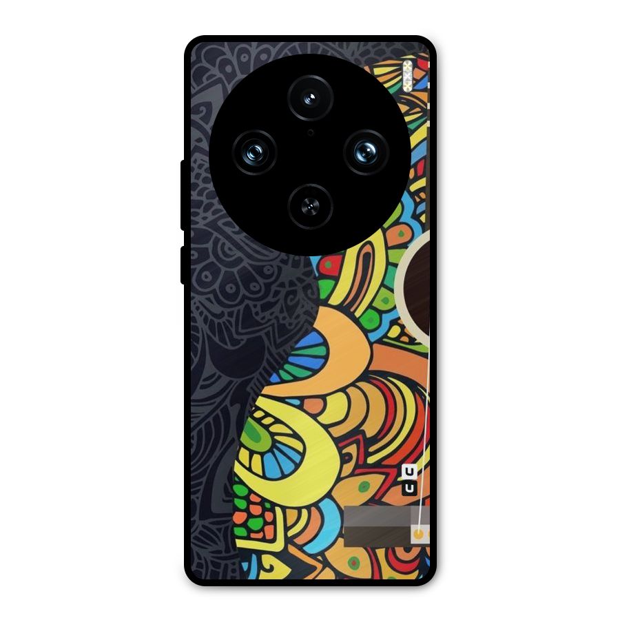 Colored Blocks Metal Back Case for Vivo X100 Pro