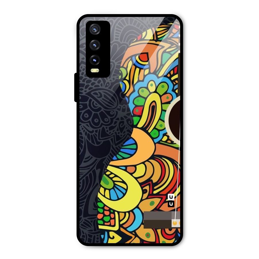 Colored Blocks Metal Back Case for Vivo Y20