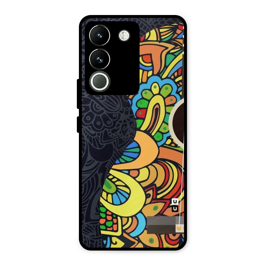 Colored Blocks Metal Back Case for Vivo Y200