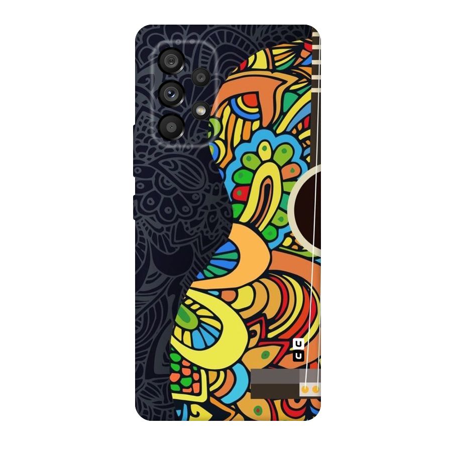 Colored Blocks Original Polycarbonate Back Case for Galaxy A53 5G
