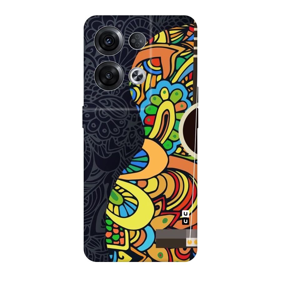 Colored Blocks Original Polycarbonate Back Case for Oppo Reno8 Pro 5G