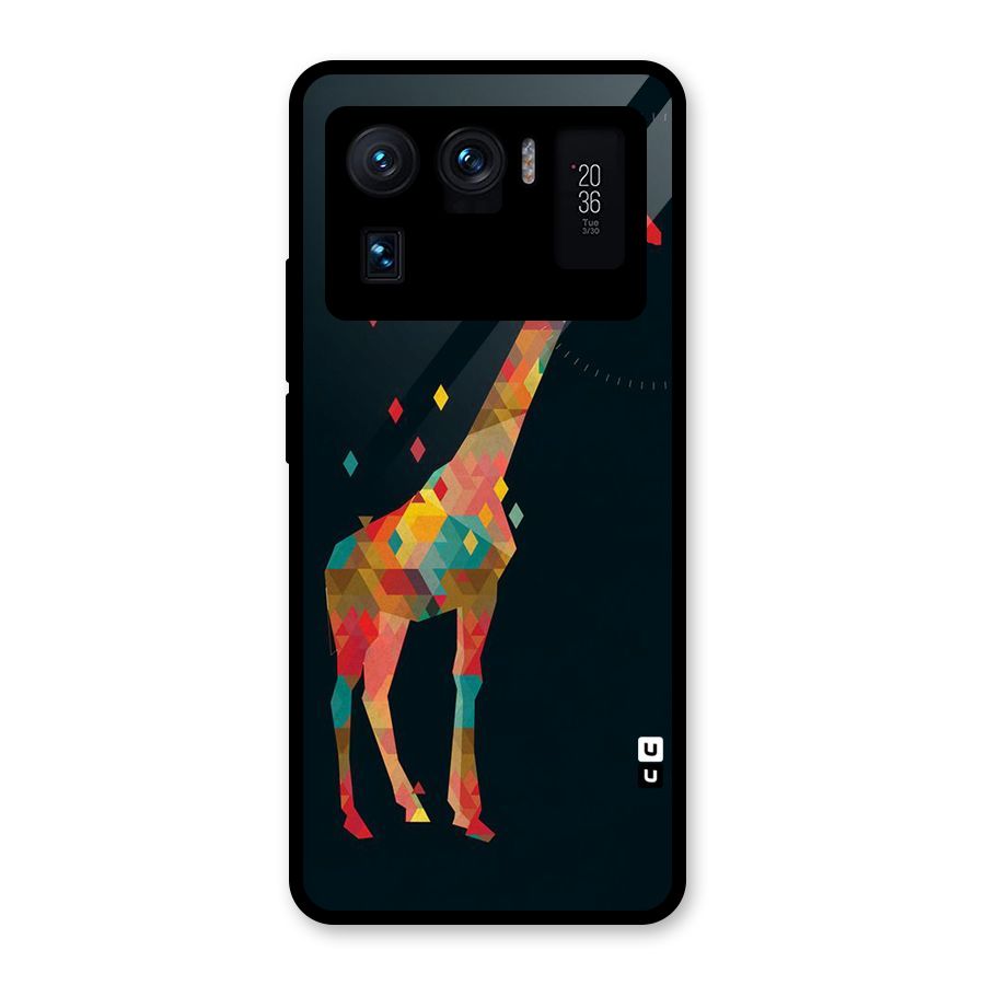 Colored Giraffe Glass Back Case for Mi 11 Ultra