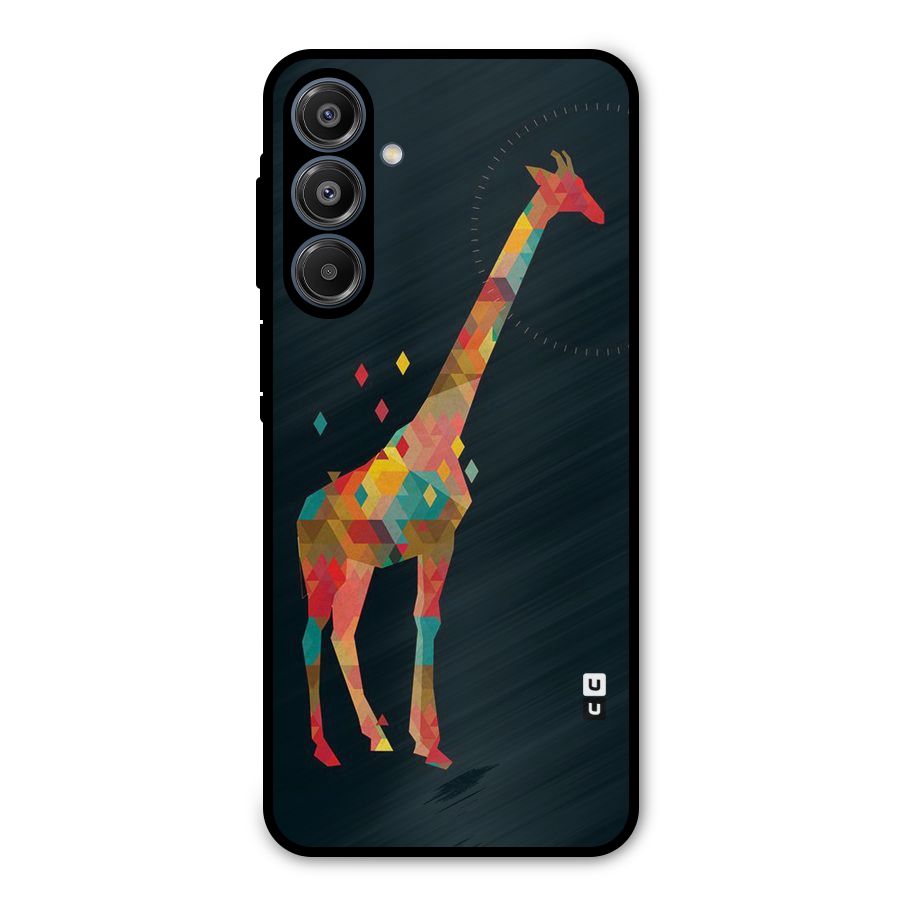 Colored Giraffe Metal Back Case for Galaxy A16 5G