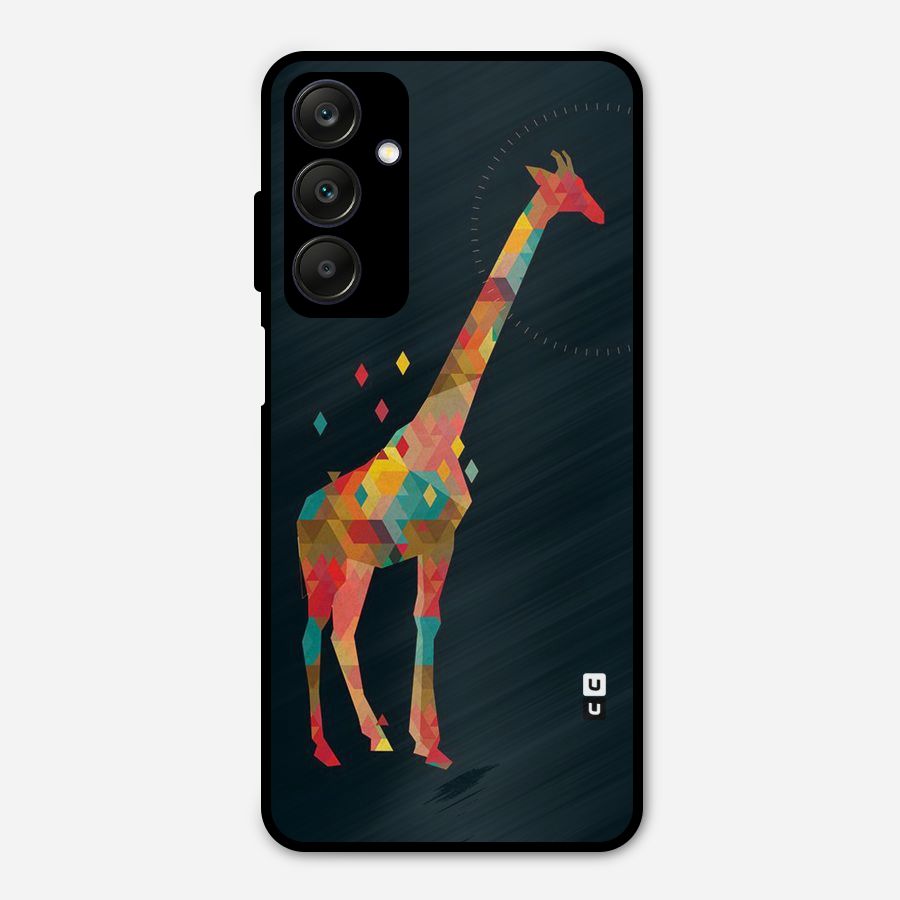 Colored Giraffe Metal Back Case for Galaxy A25 5G