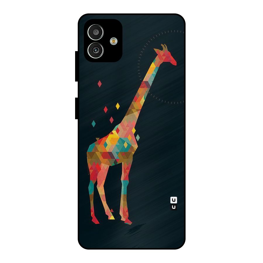 Colored Giraffe Metal Back Case for Galaxy M13 5G