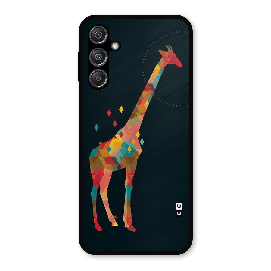 Colored Giraffe Metal Back Case for Galaxy M34 5G