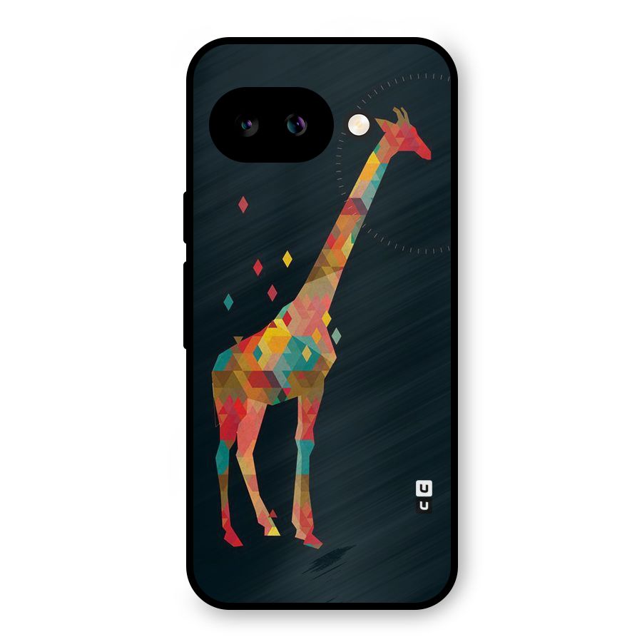 Colored Giraffe Metal Back Case for Google Pixel 9a