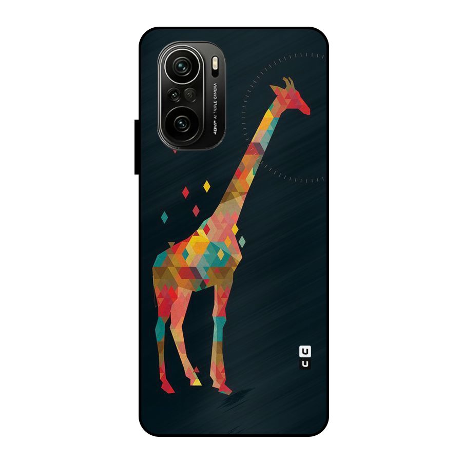 Colored Giraffe Metal Back Case for Mi 11x