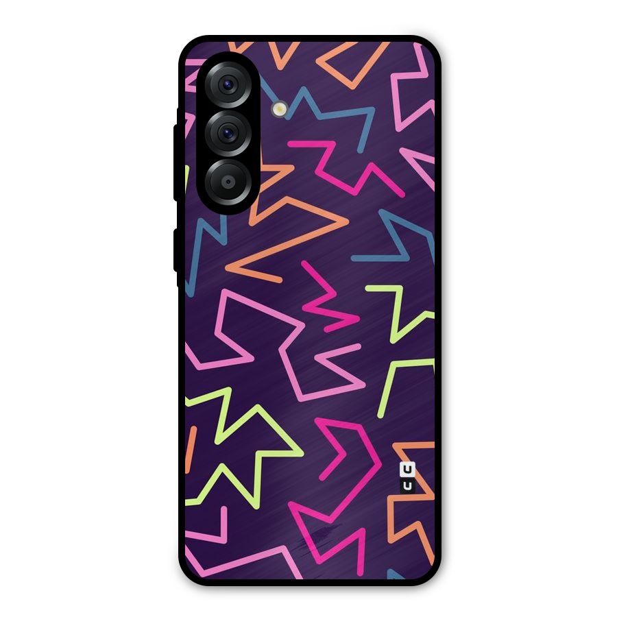 Colored Lines Metal Back Case for Galaxy A56