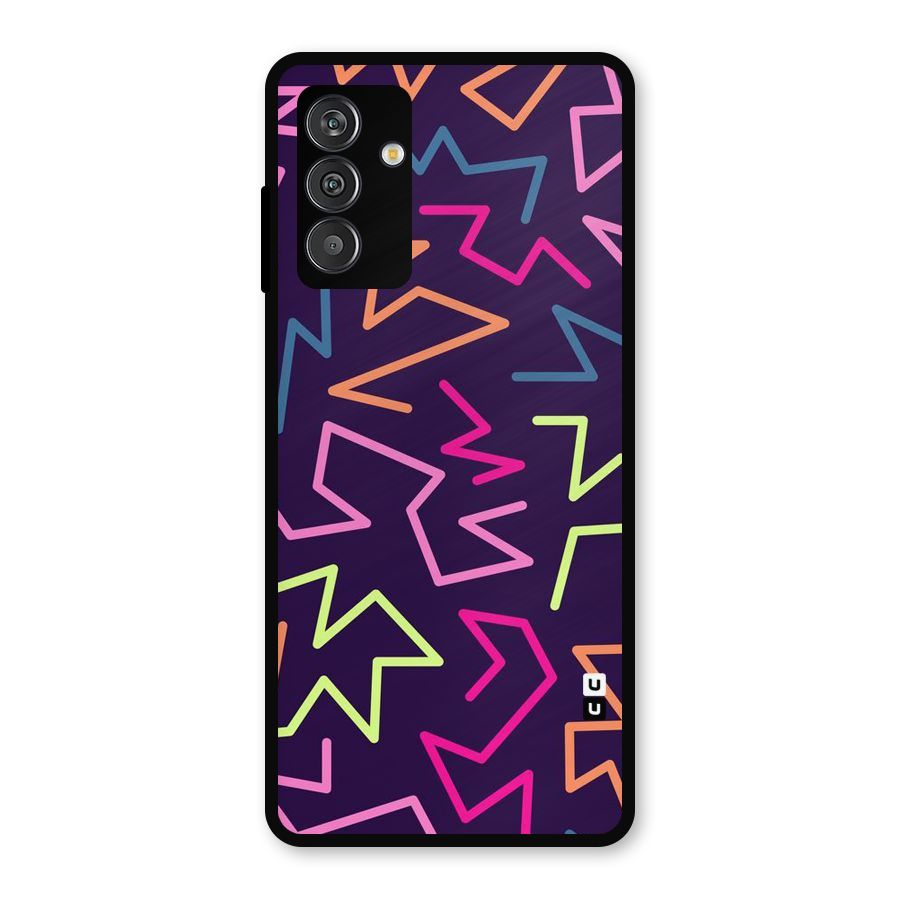 Colored Lines Metal Back Case for Galaxy F13