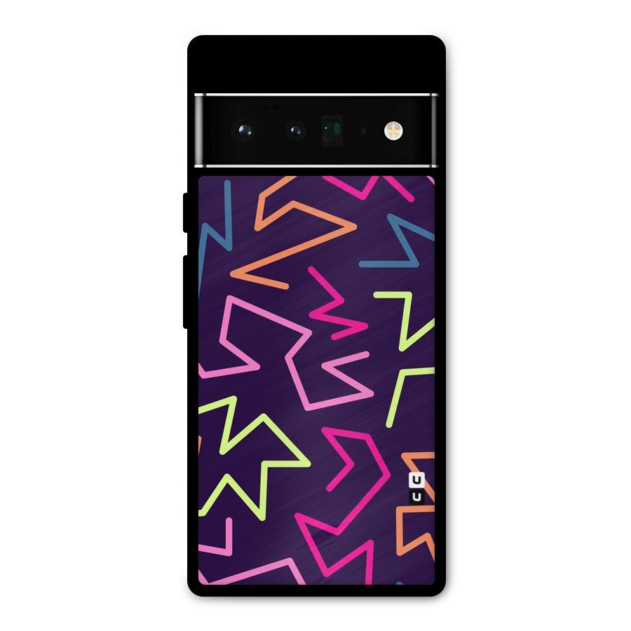 Colored Lines Metal Back Case for Google Pixel 6 Pro