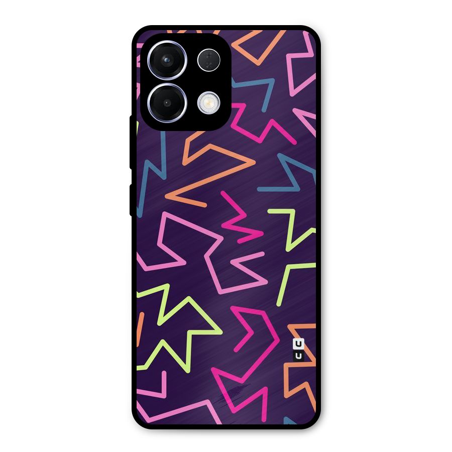 Colored Lines Metal Back Case for Oppo K13