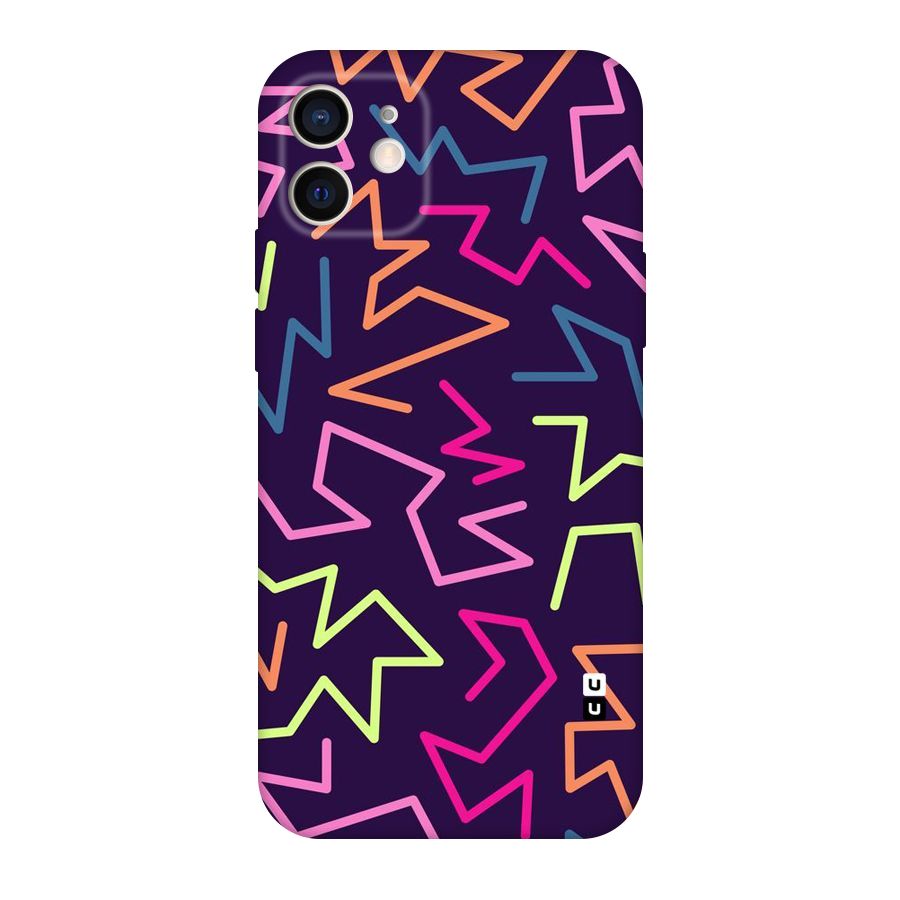 Colored Lines Original Polycarbonate Back Case for iPhone 12
