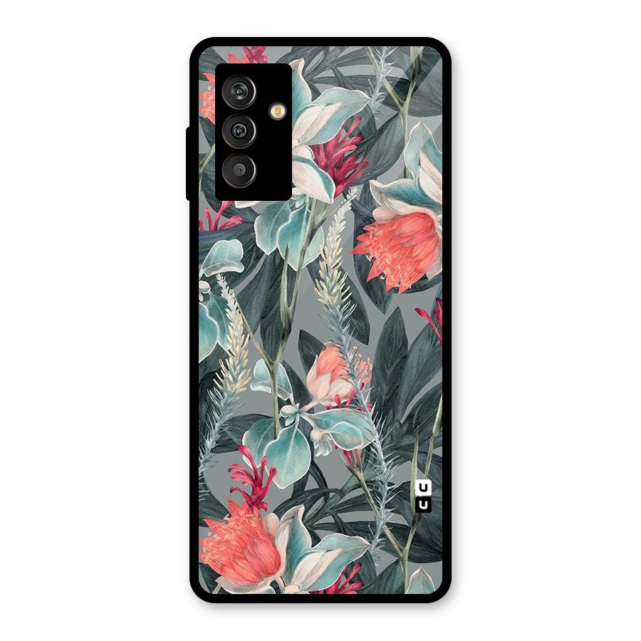 Colored Petals Glass Back Case for Galaxy M13