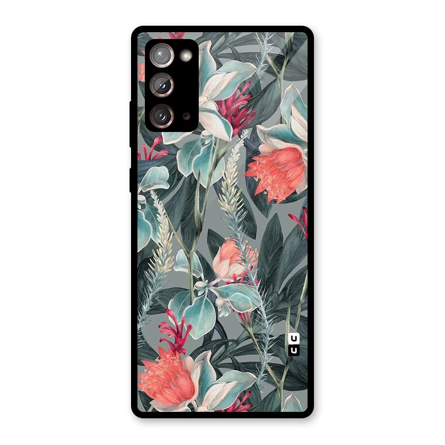 Colored Petals Glass Back Case for Galaxy Note 20