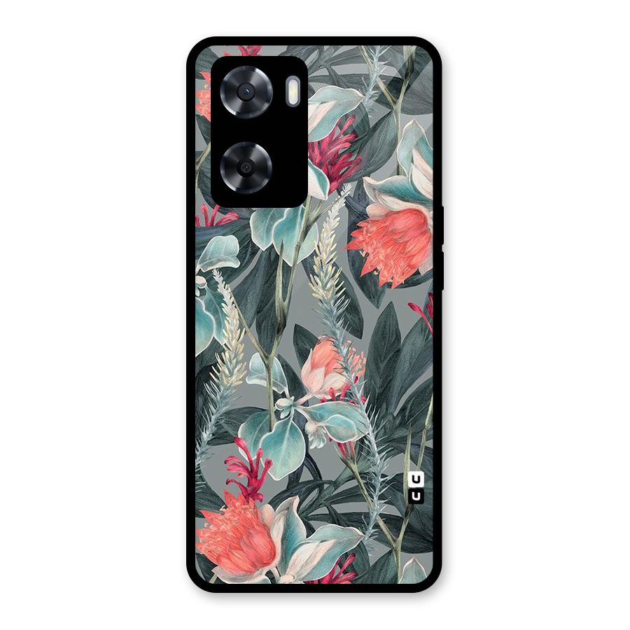 Colored Petals Glass Back Case for OnePlus Nord N20 SE
