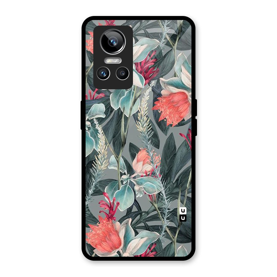 Colored Petals Glass Back Case for Realme GT Neo 3