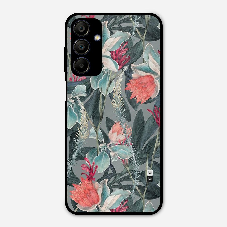 Colored Petals Metal Back Case for Galaxy A15 5G