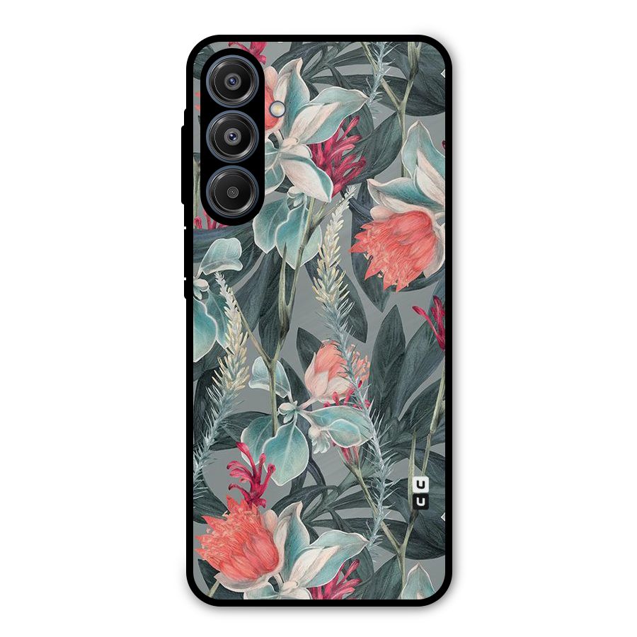 Colored Petals Metal Back Case for Galaxy A16 5G