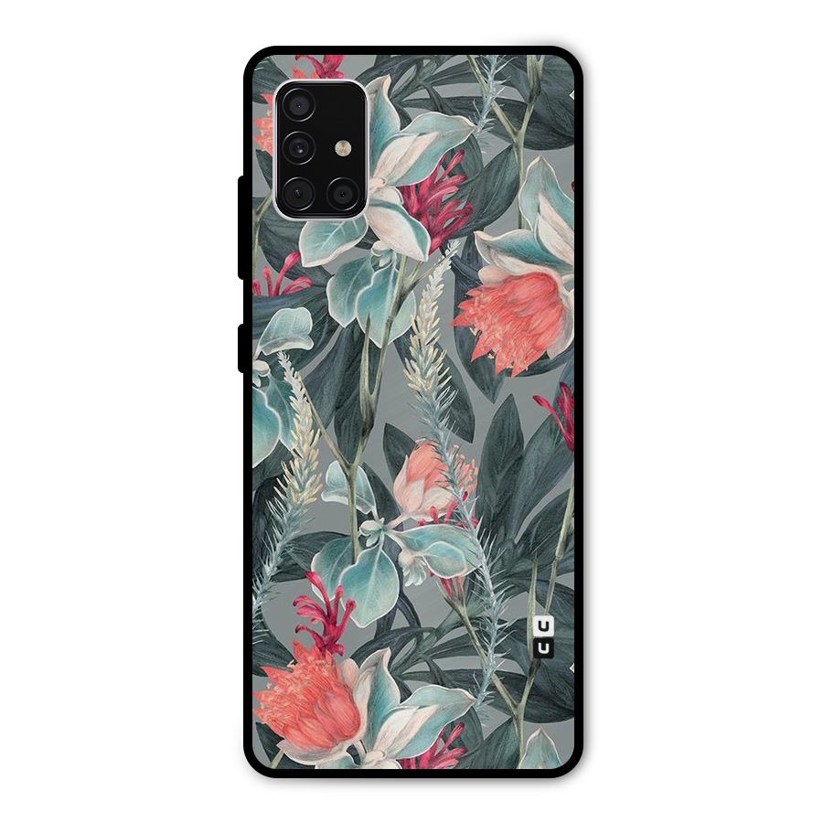 Colored Petals Metal Back Case for Galaxy A51