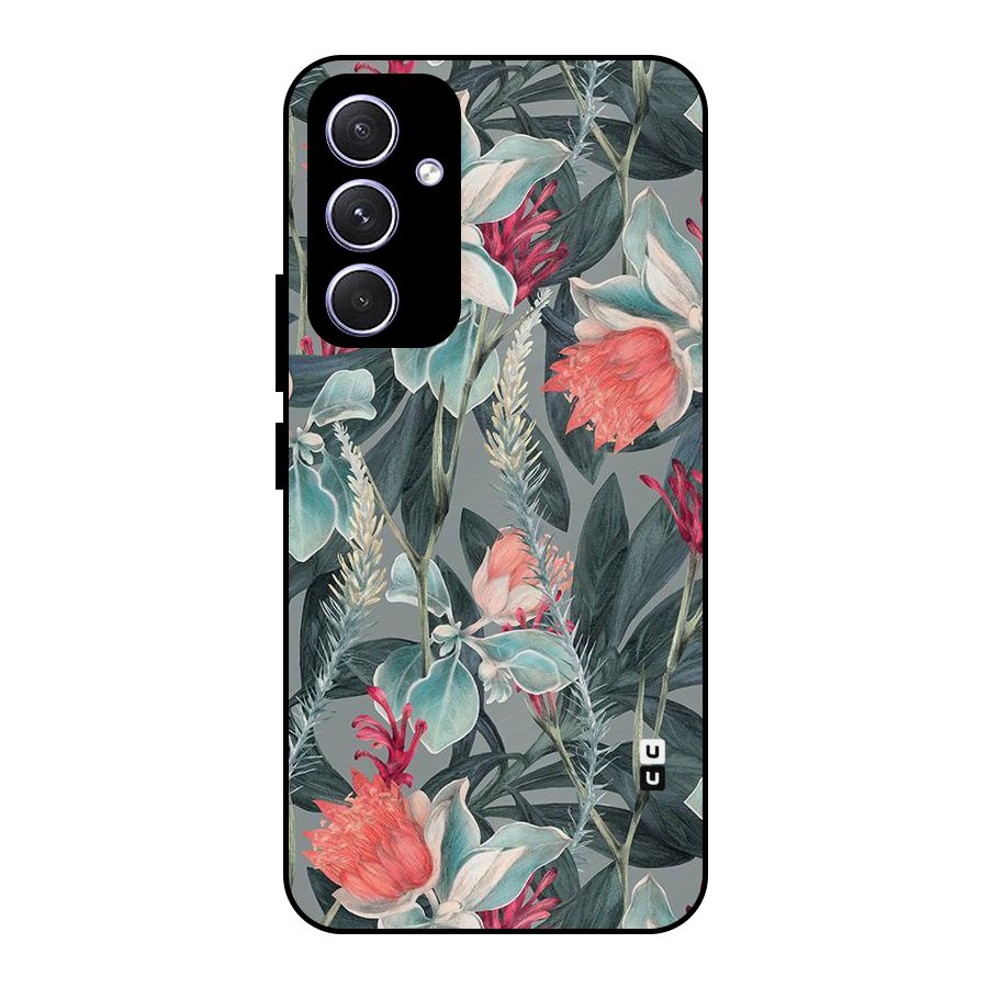 Colored Petals Metal Back Case for Galaxy A54