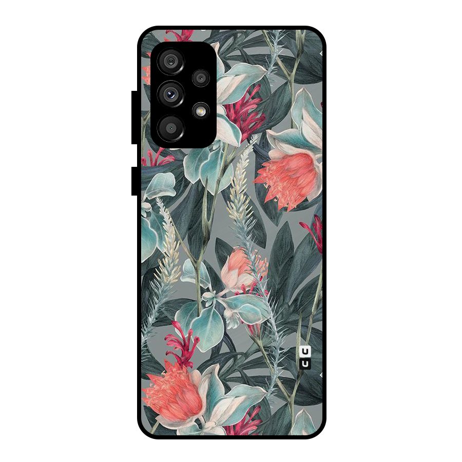 Colored Petals Metal Back Case for Galaxy A73 5G