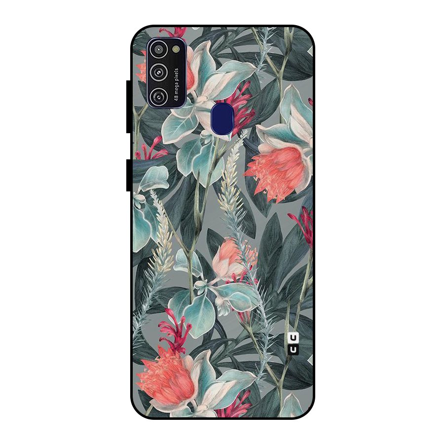 Colored Petals Metal Back Case for Galaxy M30s