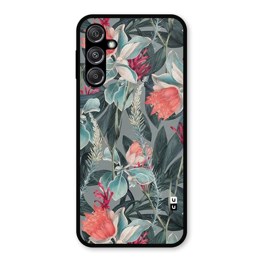 Colored Petals Metal Back Case for Galaxy M34 5G