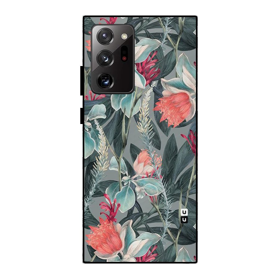 Colored Petals Metal Back Case for Galaxy Note 20 Ultra