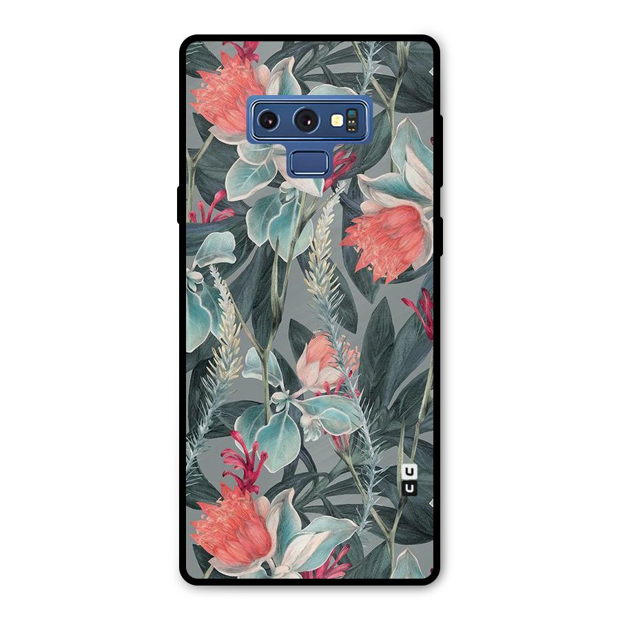 Colored Petals Metal Back Case for Galaxy Note 9
