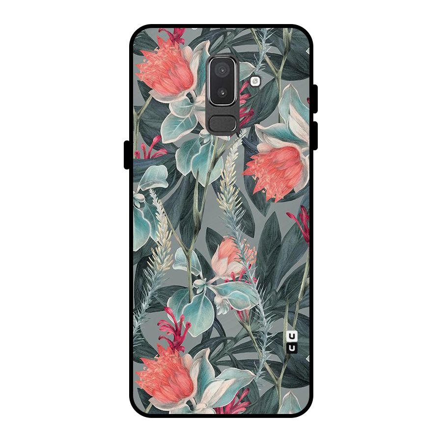 Colored Petals Metal Back Case for Galaxy On8 (2018)