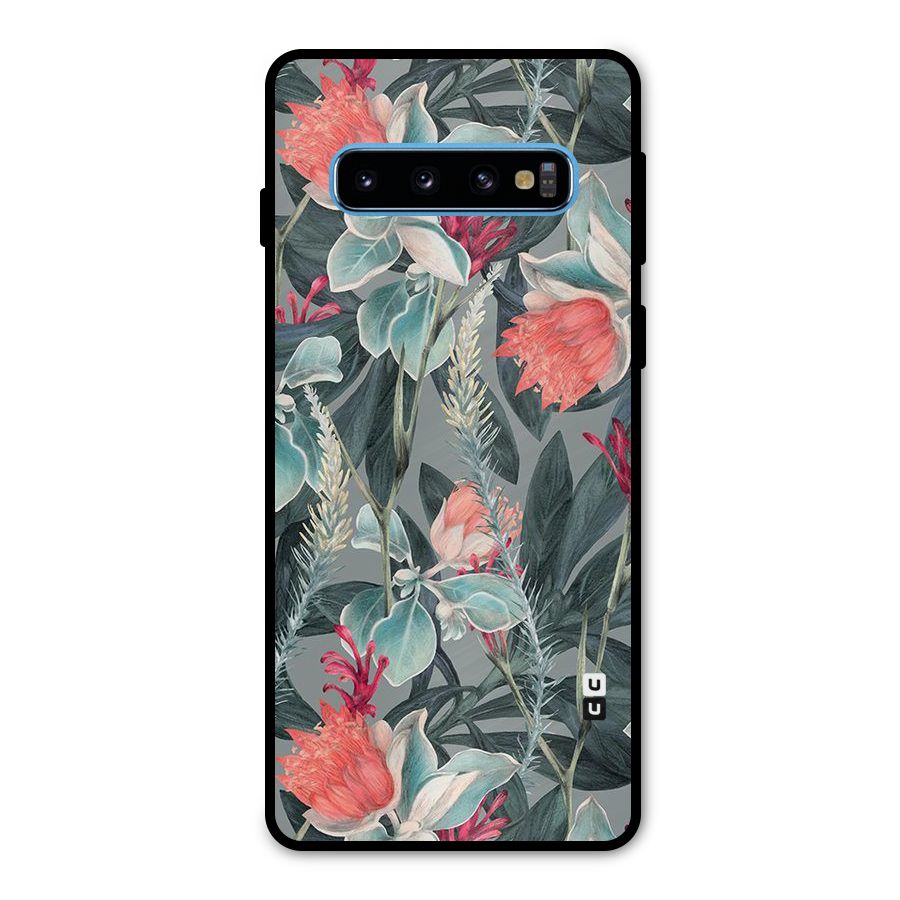 Colored Petals Metal Back Case for Galaxy S10