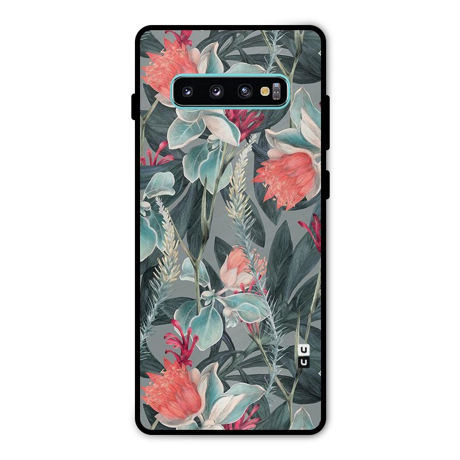 Colored Petals Metal Back Case for Galaxy S10 Plus