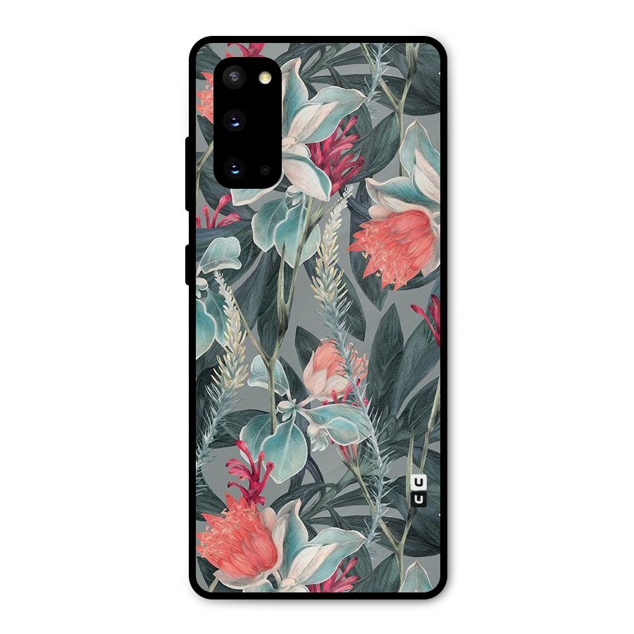 Colored Petals Metal Back Case for Galaxy S20