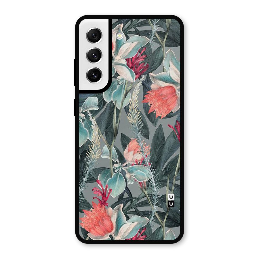 Colored Petals Metal Back Case for Galaxy S21 FE 5G