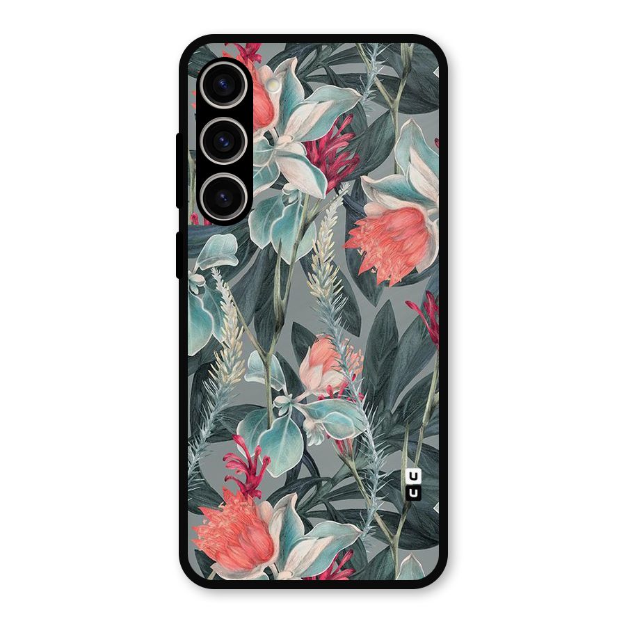 Colored Petals Metal Back Case for Galaxy S23 Plus