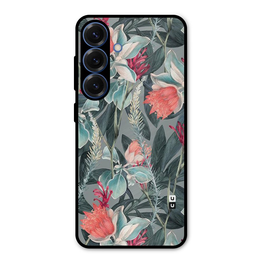 Colored Petals Metal Back Case for Galaxy S25