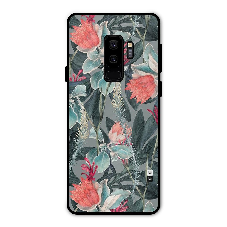 Colored Petals Metal Back Case for Galaxy S9 Plus