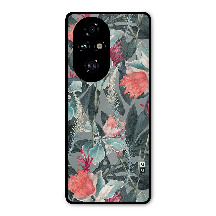 Colored Petals Metal Back Case for Honor 200 Pro