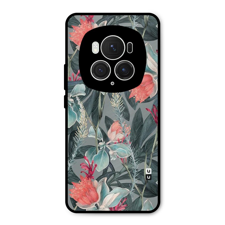 Colored Petals Metal Back Case for Honor Magic6 Pro