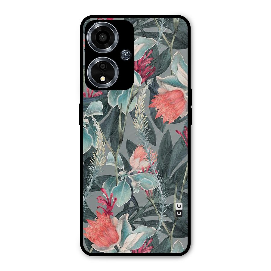 Colored Petals Metal Back Case for Oppo A59