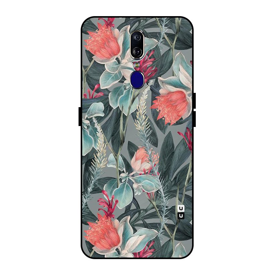 Colored Petals Metal Back Case for Oppo F11