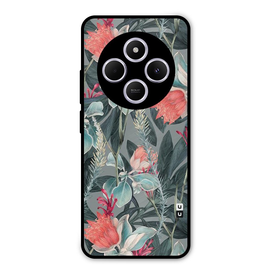 Colored Petals Metal Back Case for Poco M7
