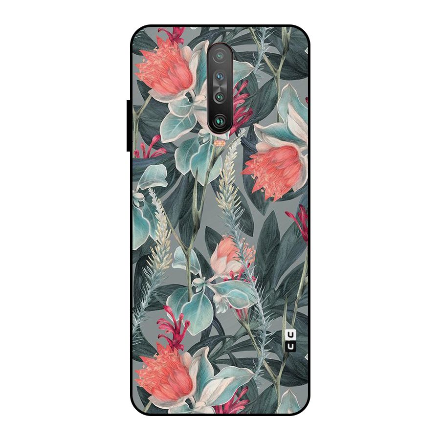 Colored Petals Metal Back Case for Poco X2