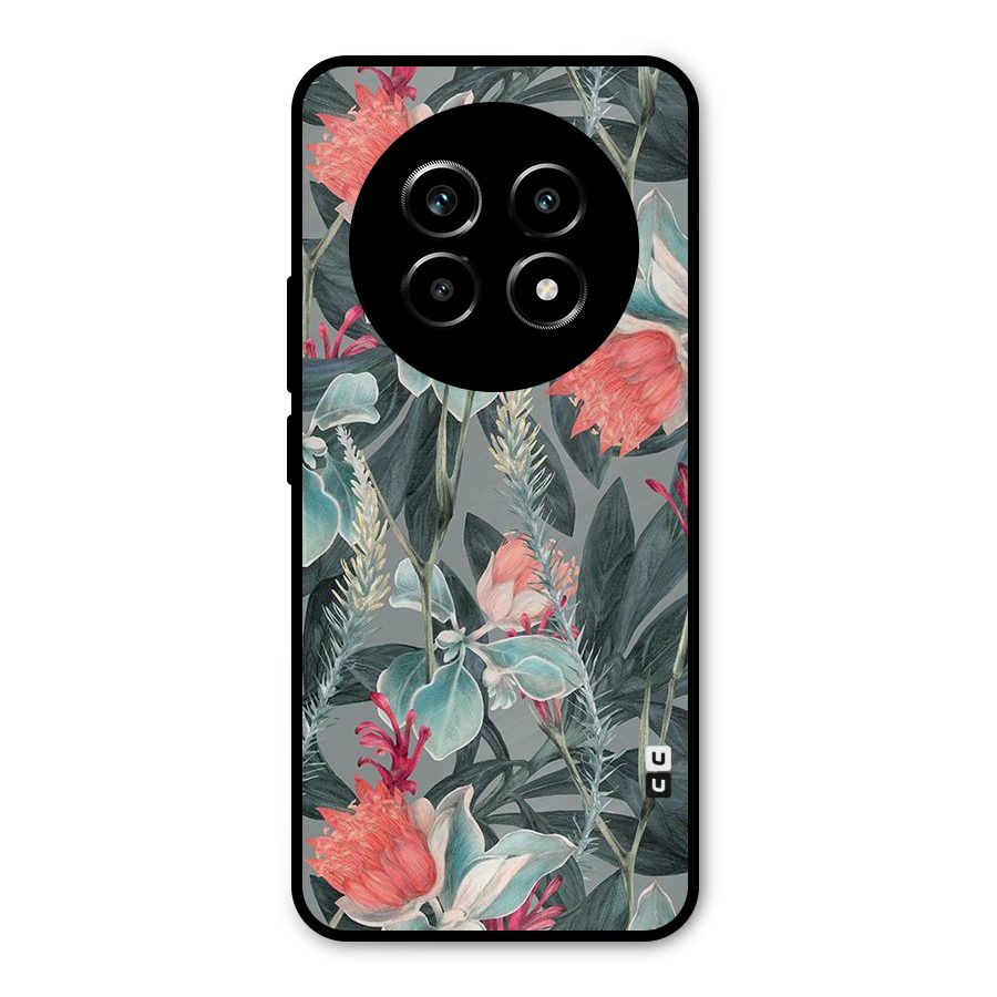 Colored Petals Metal Back Case for Realme 13 Pro