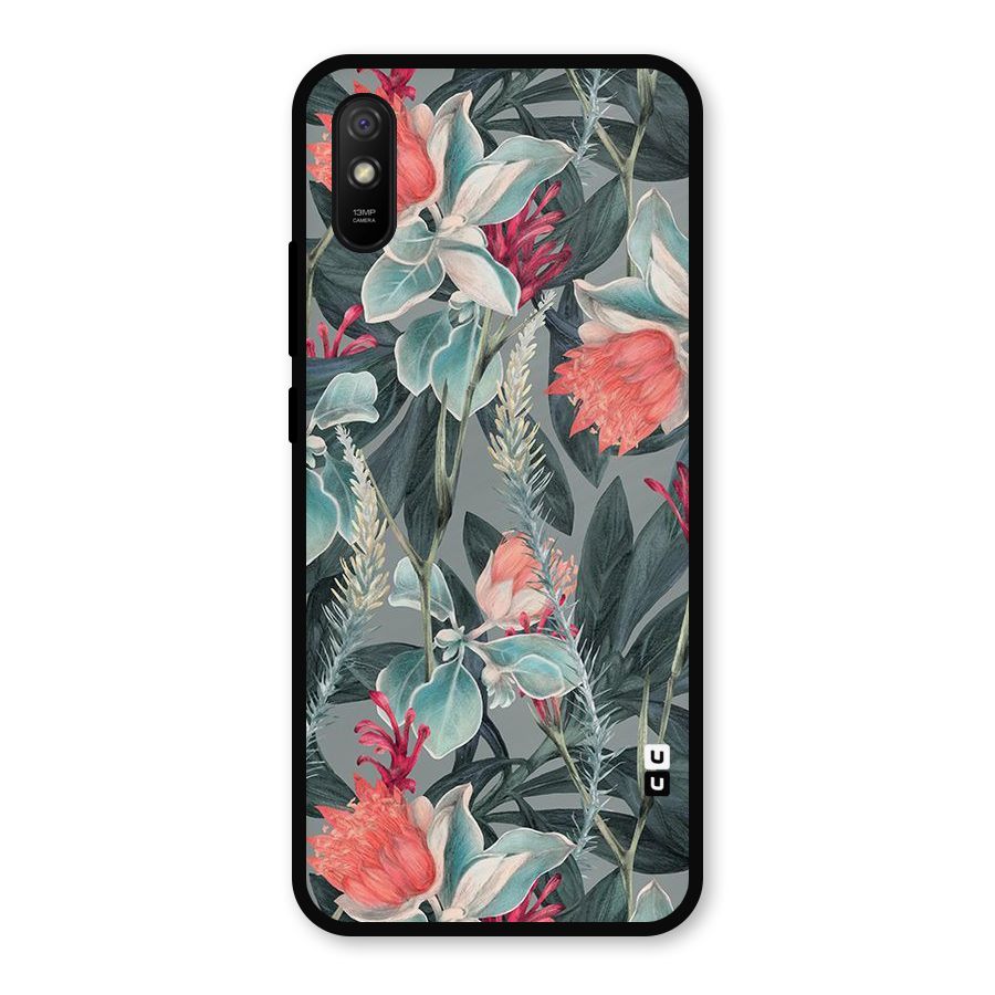 Colored Petals Metal Back Case for Redmi 9a