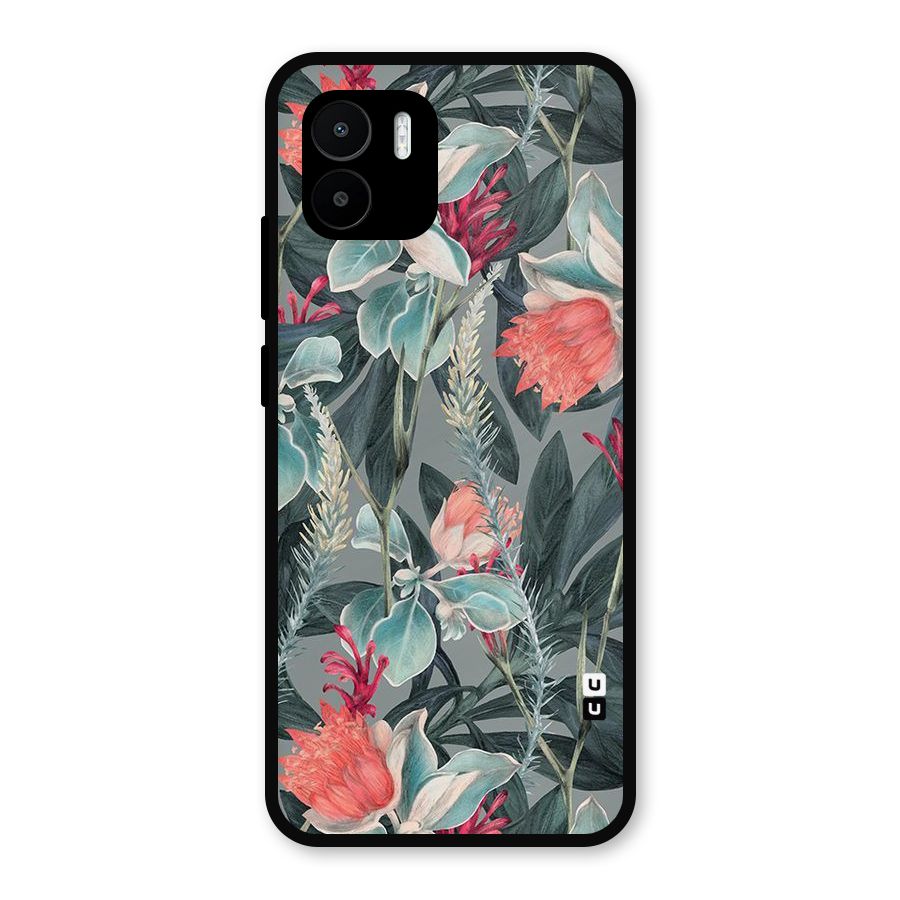 Colored Petals Metal Back Case for Redmi A2
